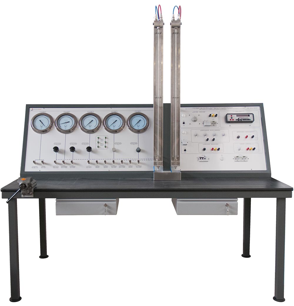 Calibration of electronic and pneumatic instruments plant Elettronica S.p.A.